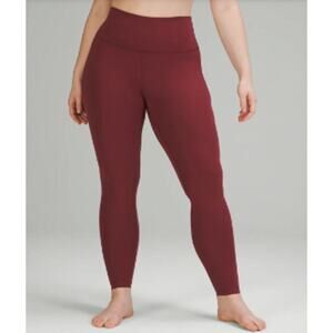 LULULEMON Wunder Under in Maroon 28 Size Casual comfort everyday